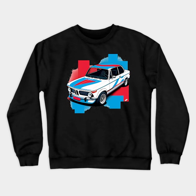 BMW 2002 Turbo Crewneck Sweatshirt by TaevasDesign